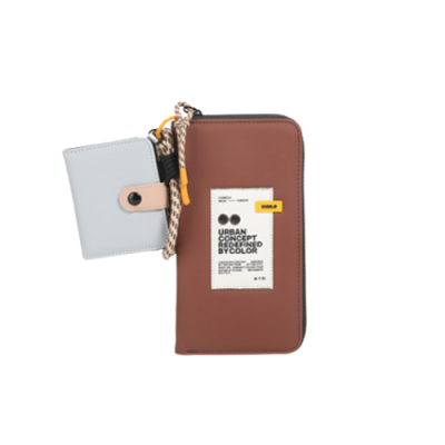 Billetera Larga Maia B304 Chocolate